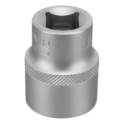 Головка торцевая, 22 мм, 6-гранная, CrV, под квадрат 1/2", Stels