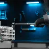 Ключ-трещотка телескопический 3/8", 215-315 мм, CrV, 72 зуба, с быстрым сбросом, хром Gross