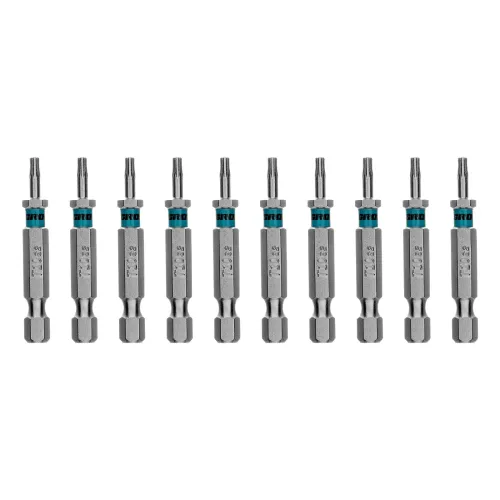 Бита Torx 10х50мм, сталь S2, шестигр., 10 шт. Gross