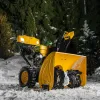 Снегоуборщик бензиновый SBL 711D PRO, 302cc, эл.старт, фара, обогрев, блок. дифф. Denzel