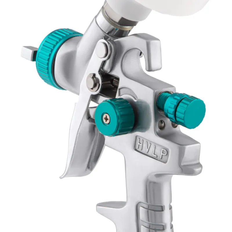 Краскораспылитель AG 810 HVLP, гравитационный, сопло 0,8 мм и 1 мм Stels