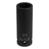 Головка ударная удлиненная шестигранная, 21 мм, 1/2", CrMo Stels