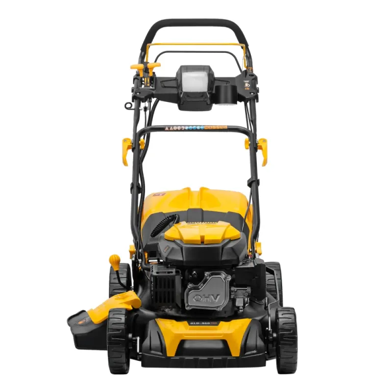 Газонокосилка бензиновая GLD-460SP-VE, 146 см3, шир. 46см, самоходная, вариатор, эл.старт, 60 л Denzel