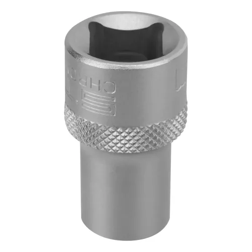 Головка торцевая, 11 мм, 6-гранная, CrV, под квадрат 1/2" Stels