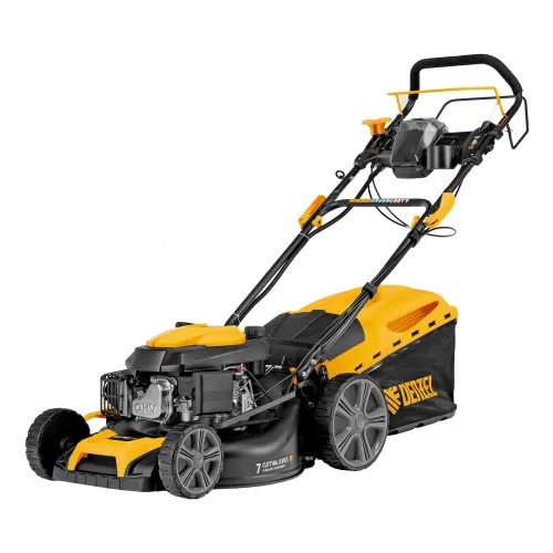 Газонокосилка бензиновая GLD-460SP-VE, 146 см3, шир. 46см, самоходная, вариатор, эл.старт, 60 л Denzel
