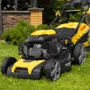 Газонокосилка бензиновая GLD-460SP-VE, 146 см3, шир. 46см, самоходная, вариатор, эл.старт, 60 л Denzel