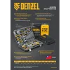 Набор инструментов, 1/2", 1/4", 3/8", CrV, S2, пластиковый кейс, 144 предмета Denzel