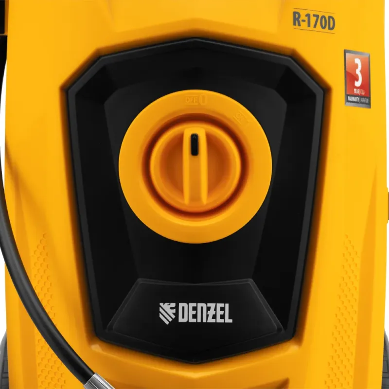 Мойка высокого давления R-170D, 2000 Вт, 170 бар, 360 л/ч, с барабаном Denzel