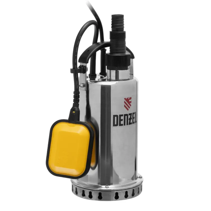 Дренажный насос DP-600X, 600 Вт, подъем 7,5 м, 8500 л/ч Denzel