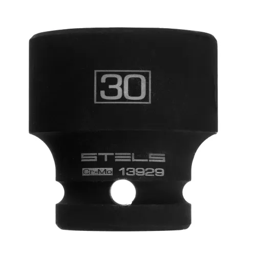 Головка ударная шестигранная, 30 мм, 1/2", CrMo Stels