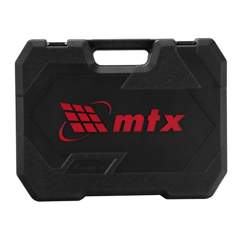 Набор инструментов, 1/2", 1/4", пластиковый кейс 76 предметов MTX