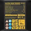 Снегоуборщик электрический ESB-460-M, 1.8 кВт, металлический шнек, LED фара Denzel