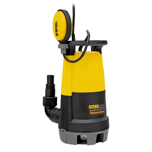 Дренажный насос для чистой и грязной воды DP-600S, 600 Вт, напор 7 м, 13000 л/ч Denzel