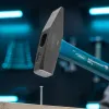Молоток слесарный, 500 г, квадратный боек, фибергласовая обрезиненная рукоятка Gross