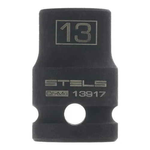 Головка ударная шестигранная, 13 мм, 1/2", CrMo Stels