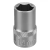 Головка торцевая, 14 мм, 6-гранная, CrV, под квадрат 1/2" Stels