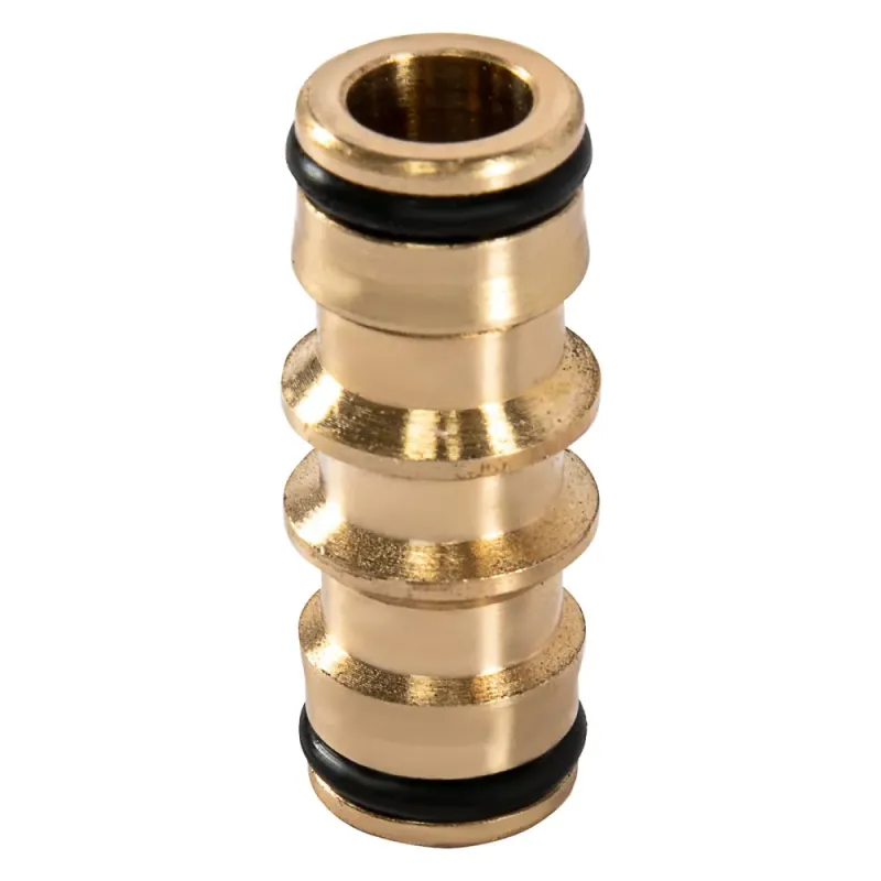 Набор для подключения шланга 1/2", (переходник, 2 соединит.аквастоп), латунный Palisad