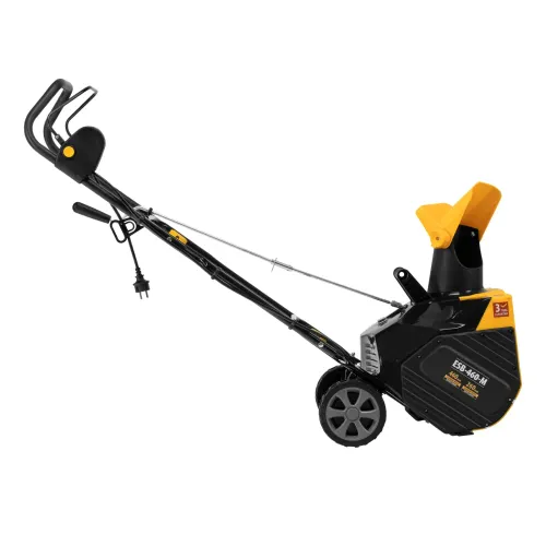 Снегоуборщик электрический ESB-460-M, 1.8 кВт, металлический шнек, LED фара Denzel