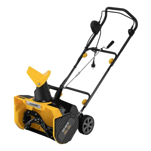 Снегоуборщик электрический ESB-460-M, 1.8 кВт, металлический шнек, LED фара Denzel