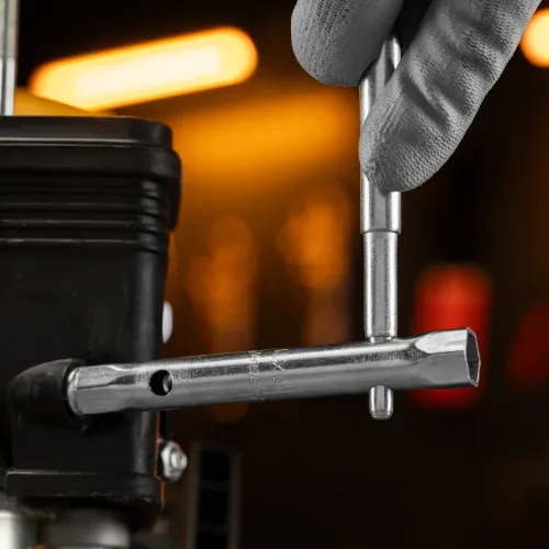 Набор ключей трубчатых торцевых, 6-22 мм, вороток, оцинкованные, 9 шт. Sparta