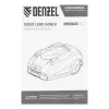 Робот-газонокосилка Grass Master 1000, ультразвуковой датчик, 3 Ач, LCD дисплей, Wi-Fi Denzel