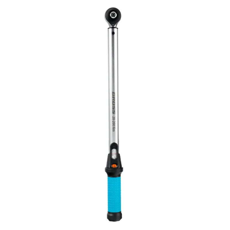 Ключ динамометрический, 20-200 Нм, 1/2", CrV Gross