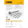 Зубило канальное, 14 х 22 х 250 мм, 40Cr, SDS PLUS Denzel
