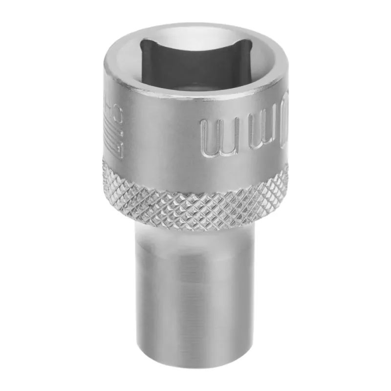 Головка торцевая, 10 мм, 12-гранная, CrV,под квадрат 1/2", хромированная Stels