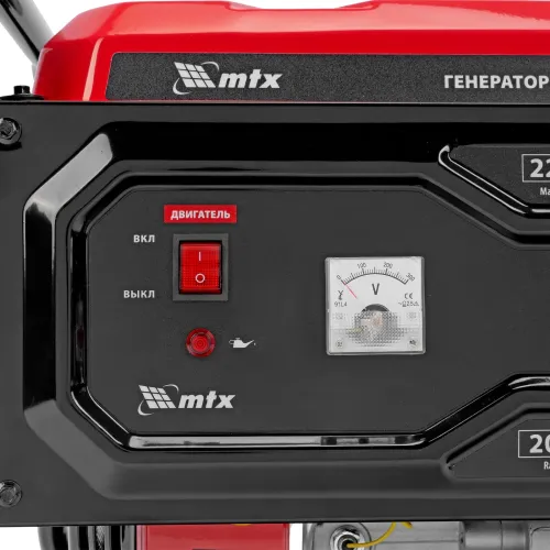 Генератор бензиновый RS-3000, 2,2 кВт, 230В, ручной стартер MTX