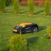 Робот-газонокосилка Grass Master 1000, ультразвуковой датчик, 3 Ач, LCD дисплей, Wi-Fi Denzel