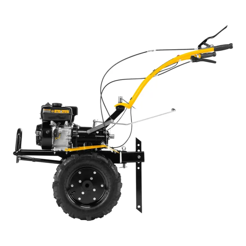 Мотоблок DPT-270X, 7 л.с, дисковое сцепление, ширина 90 см, глубина 35 см, фрез 3 х 4, ВОМ, передачи 2В/1Н Denzel