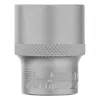 Головка торцевая, 22 мм, 12-гранная, CrV, под квадрат 1/2", хромированная Stels
