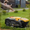 Робот-газонокосилка Grass Master 1000, ультразвуковой датчик, 3 Ач, LCD дисплей, Wi-Fi Denzel