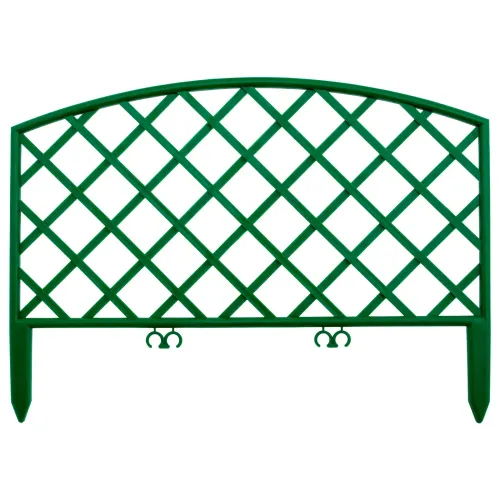 Забор декоративный "Сетка", 24 х 320 см, зеленый, Palisad