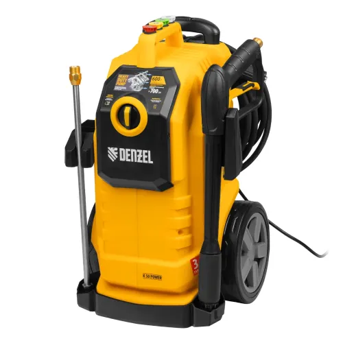 Мойка высокого давления K 50 Power, 2100 Вт, 150 бар, 600 л/ч, асинх. двиг. Denzel