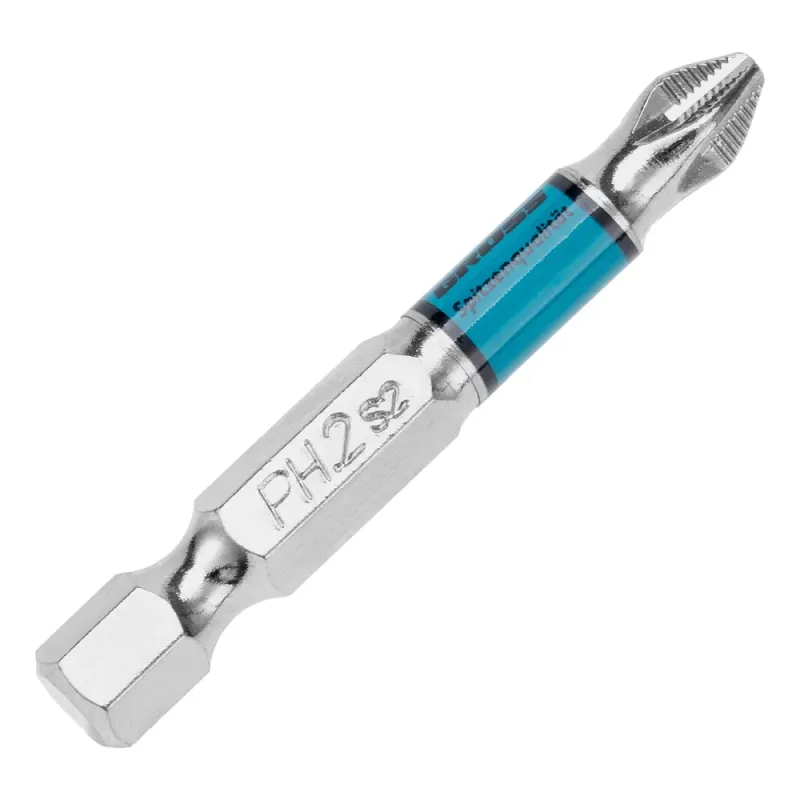 Бита PH2х50мм, сталь S2, кругл., 10 шт. Gross