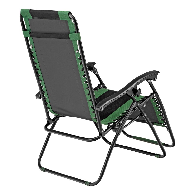 Кресло-шезлонг складное, многопозиционное 160х63,5х109 cм, Camping Palisad